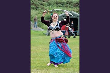 Mel with sword